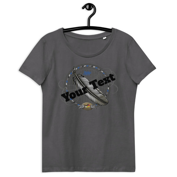 Women's blue tribal roll call shirt