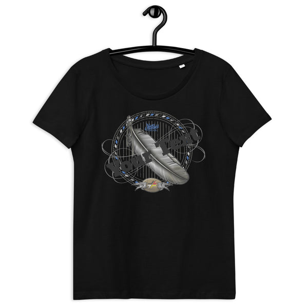 Women's blue tribal roll call shirt