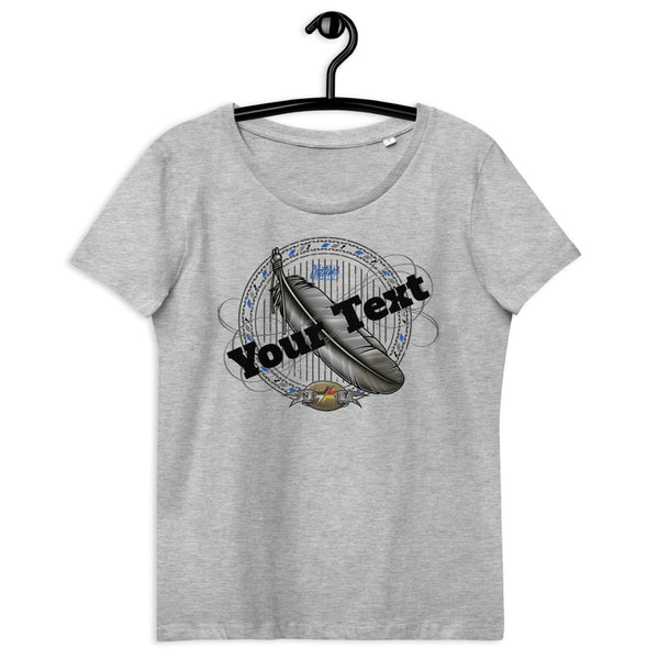 Women's blue tribal roll call shirt