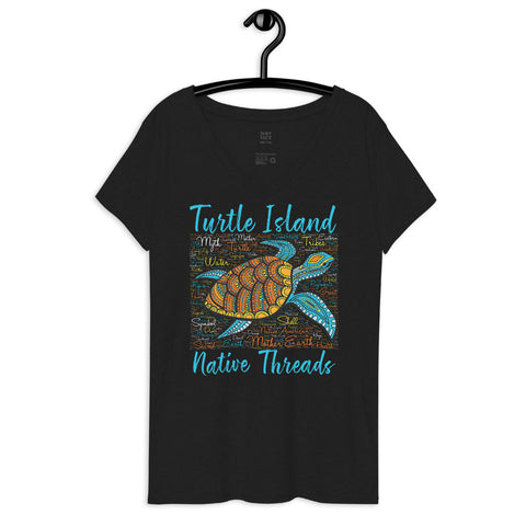 Women’s Turtle Island V-neck Shirt